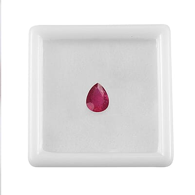 Niassa Ruby (FF) (Pear 9x7 mm) 1.95 ctw Loose gemstone