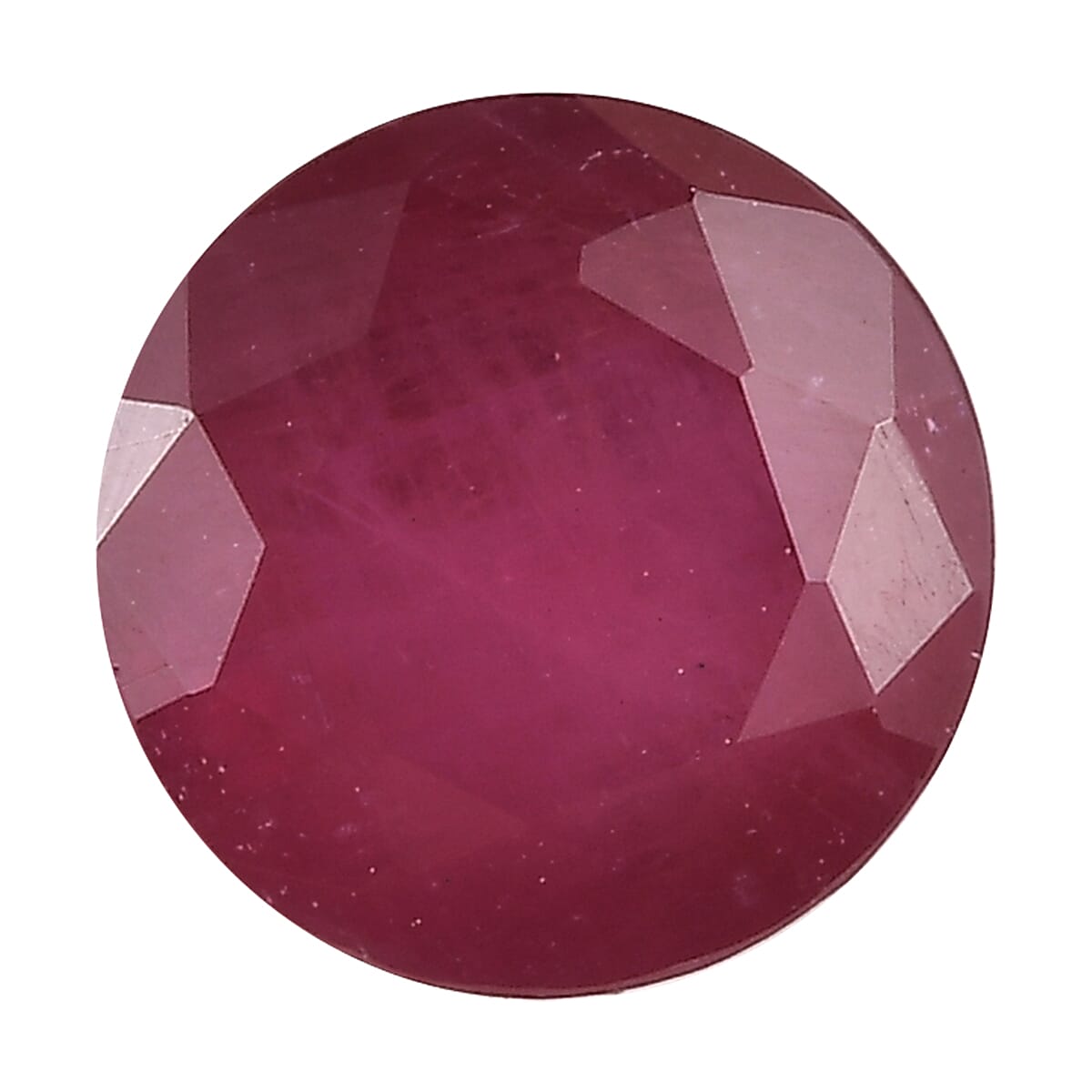 Niassa Ruby (FF) (Rnd 7 mm) 2.41 ctw Loose gemstone image number 0