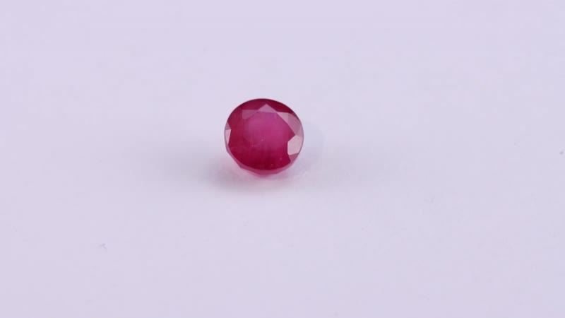 Niassa Ruby (FF) (Rnd 7 mm) 2.41 ctw Loose gemstone