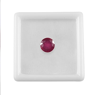 Niassa Ruby (FF) (Rnd 8 mm) 2.47 ctw Loose gemstone