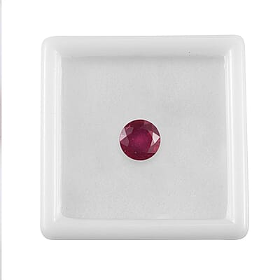 AA Niassa Ruby (FF) (Rnd 8 mm) 2.20 ctw Loose gemstone