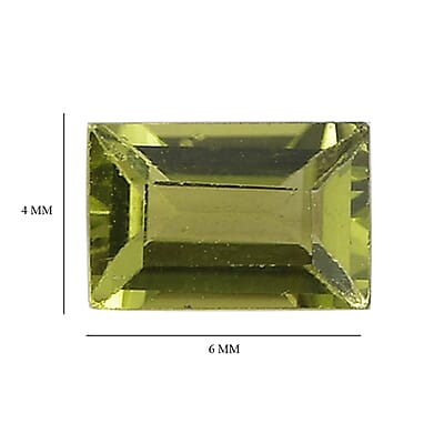 Hebei Peridot Set of 3 (Bgt 6x4 mm) 1.68 ctw Loose gemstone