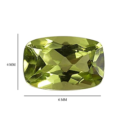 Hebei Peridot Set of 3 (Cush 6x4 mm) 1.50 ctw Loose gemstone
