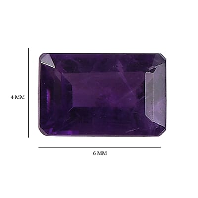 AA African Amethyst Set of 3 (Oct 6x4 mm) 1.51 ctw Loose gemstone