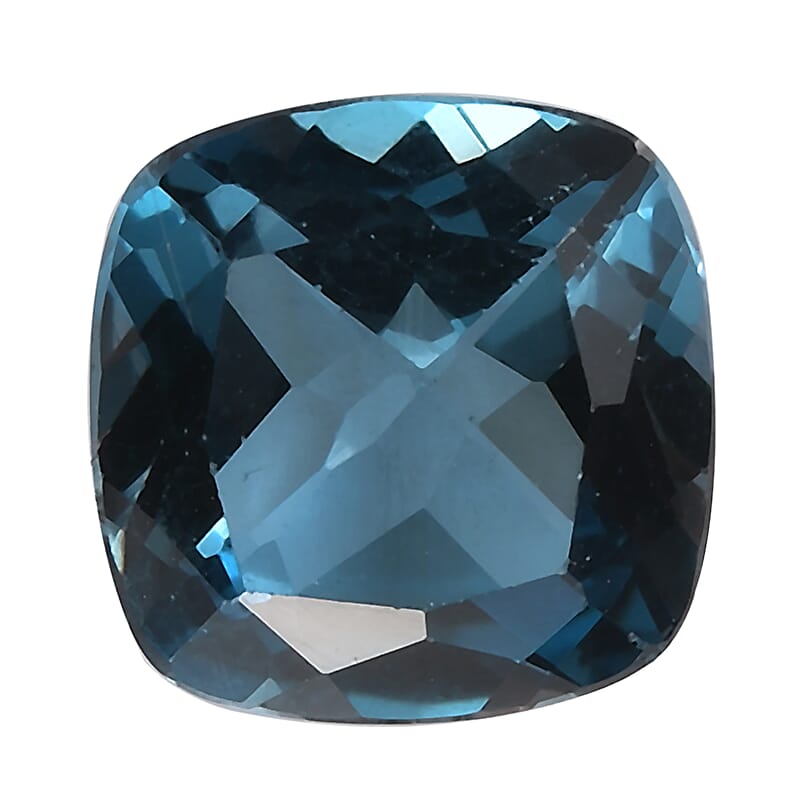 London Blue Topaz (Cush 7x7 mm) 1.49 ctw Loose gemstone