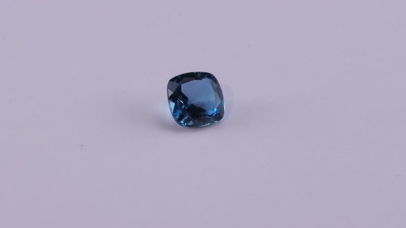 London Blue Topaz (Cush 7x7 mm) 1.49 ctw Loose gemstone