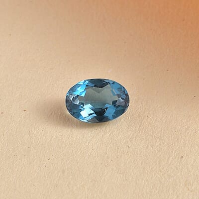 London Blue Topaz (Ovl 7x5 mm) 0.66 ctw Loose gemstone