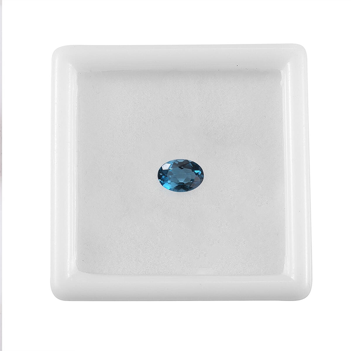 London Blue Topaz (Ovl 7x5 mm) 0.66 ctw Loose gemstone