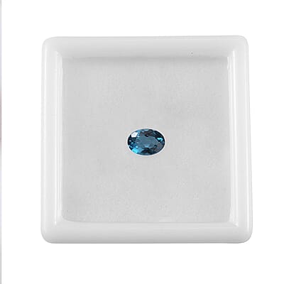 London Blue Topaz (Ovl 7x5 mm) 0.66 ctw Loose gemstone