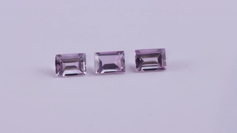 Rose De France Amethyst (Bag 7x5 mm) 2.45 ctw Loose gemstone