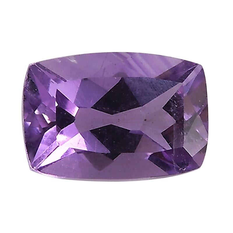 AA Rose De France Amethyst (Cush 6x4 mm) 0.41 ctw Loose gemstone
