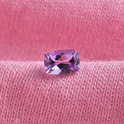AA Rose De France Amethyst (Cush 6x4 mm) 0.41 ctw Loose gemstone