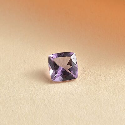 Rose De France Amethyst (Cush 6x6 mm) 0.75 ctw Loose gemstone