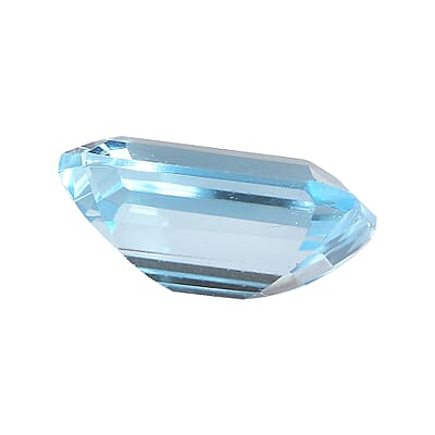 Swiss Blue Topaz (Oct 14x10 mm) 8.34 ctw Loose gemstone