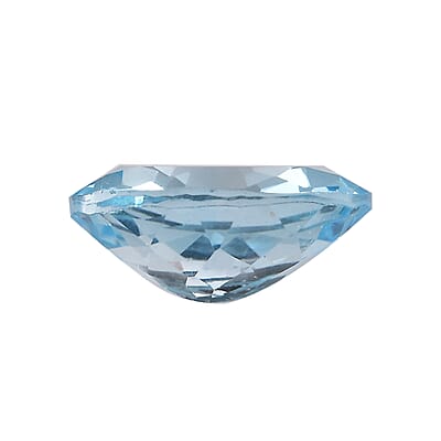 Swiss Blue Topaz (Ovl 12x10 mm) 4.90 ctw Loose gemstone