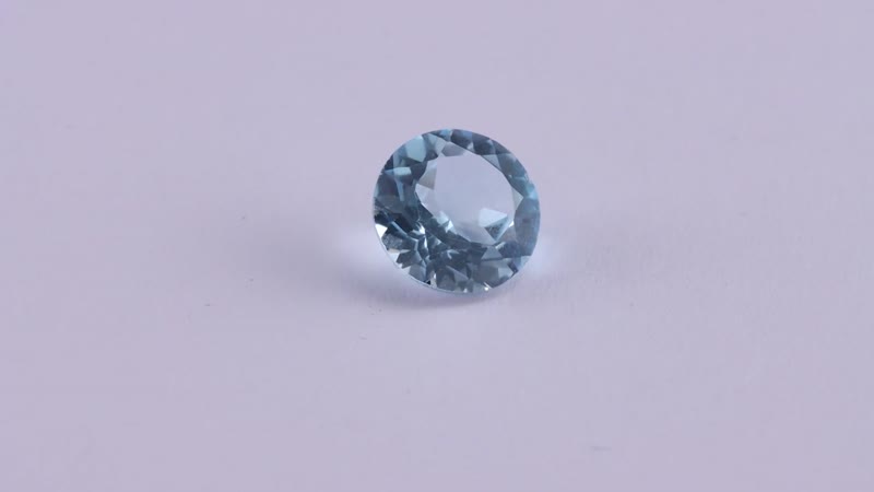 Swiss Blue Topaz (Rnd 10 mm) 3.90 ctw Loose gemstone