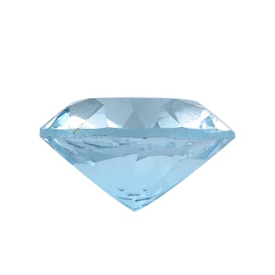 Swiss Blue Topaz (Rnd 10 mm) 3.90 ctw Loose gemstone