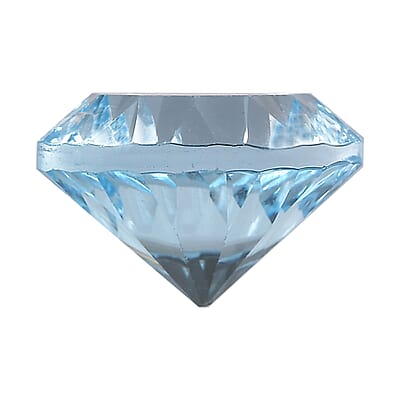 AA Swiss Blue Topaz (Rnd 12 mm) 6.20 ctw Loose gemstone
