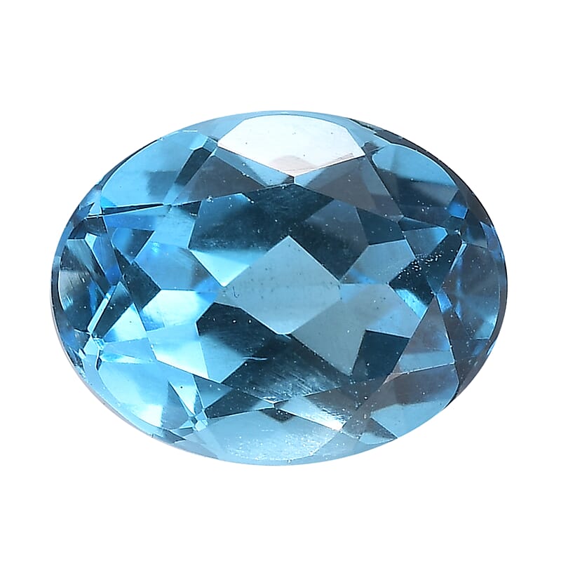 AA Swiss Blue Topaz (Ovl 9x7 mm) 1.96 ctw Loose gemstone