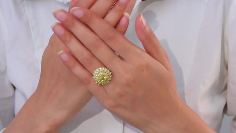 Sunfire Beryl, Multi Gemstone Ring in Vermeil YG Over Sterling Silver (Size 10.0) 3.60 ctw
