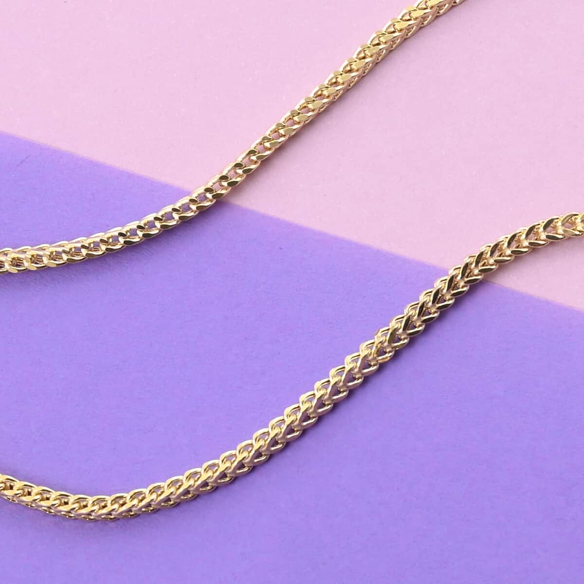 10K Yellow Gold 2mm Franco Chain Necklace 26 Inches 7 Grams image number 1