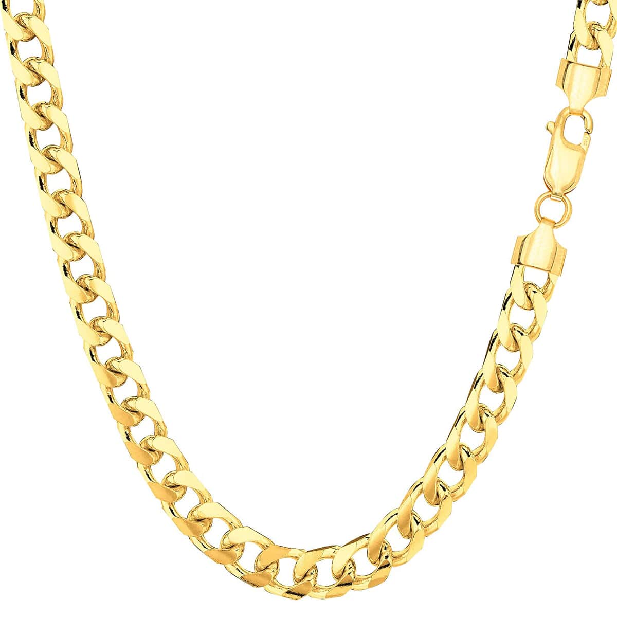 10K Yellow Gold 3mm Cuban Chain Necklace 20 Inches 4.40 Grams image number 0