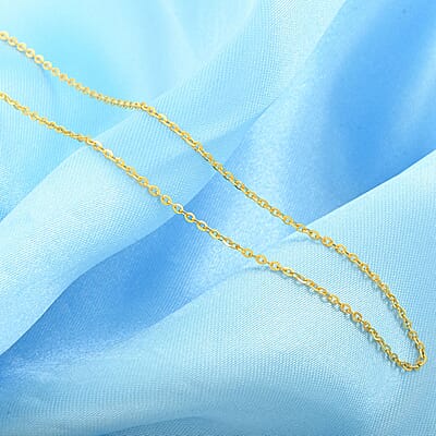 24K Yellow Gold Chain 18 Inches 2.40 Grams