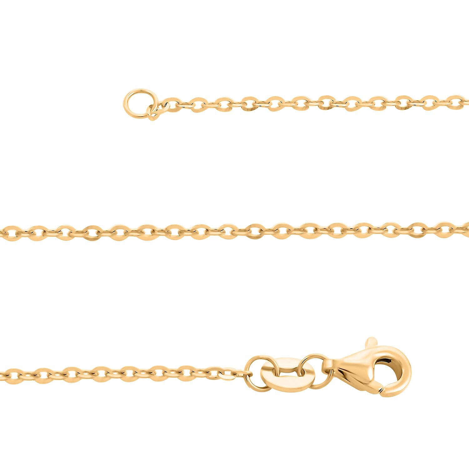 24K Yellow Gold Chain 18 Inches 2.40 Grams