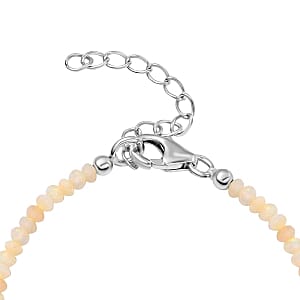 Ethiopian Welo Opal 7.68 ctw Bracelet in Platinum Over Sterling Silver (7.00 In)