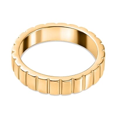 Vermeil Yellow Gold Over Sterling Silver Ring (Size 6.5) 4.33 g