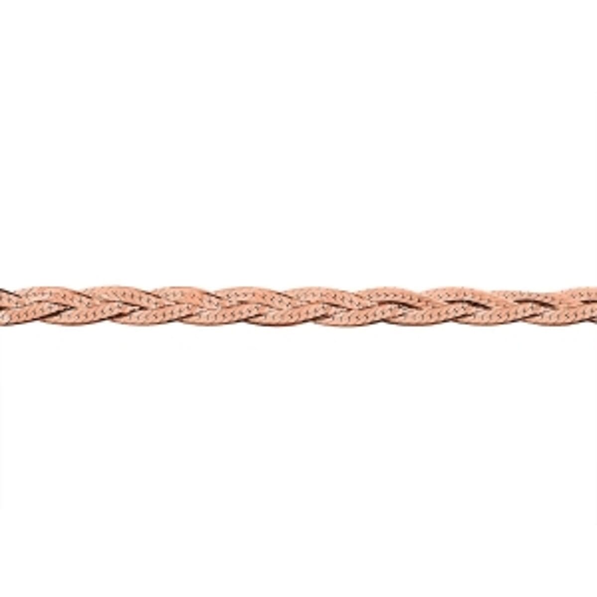 Treccia Chain Bracelet in Vermeil Rose Gold Over Sterling Silver (7.00 In) image number 2