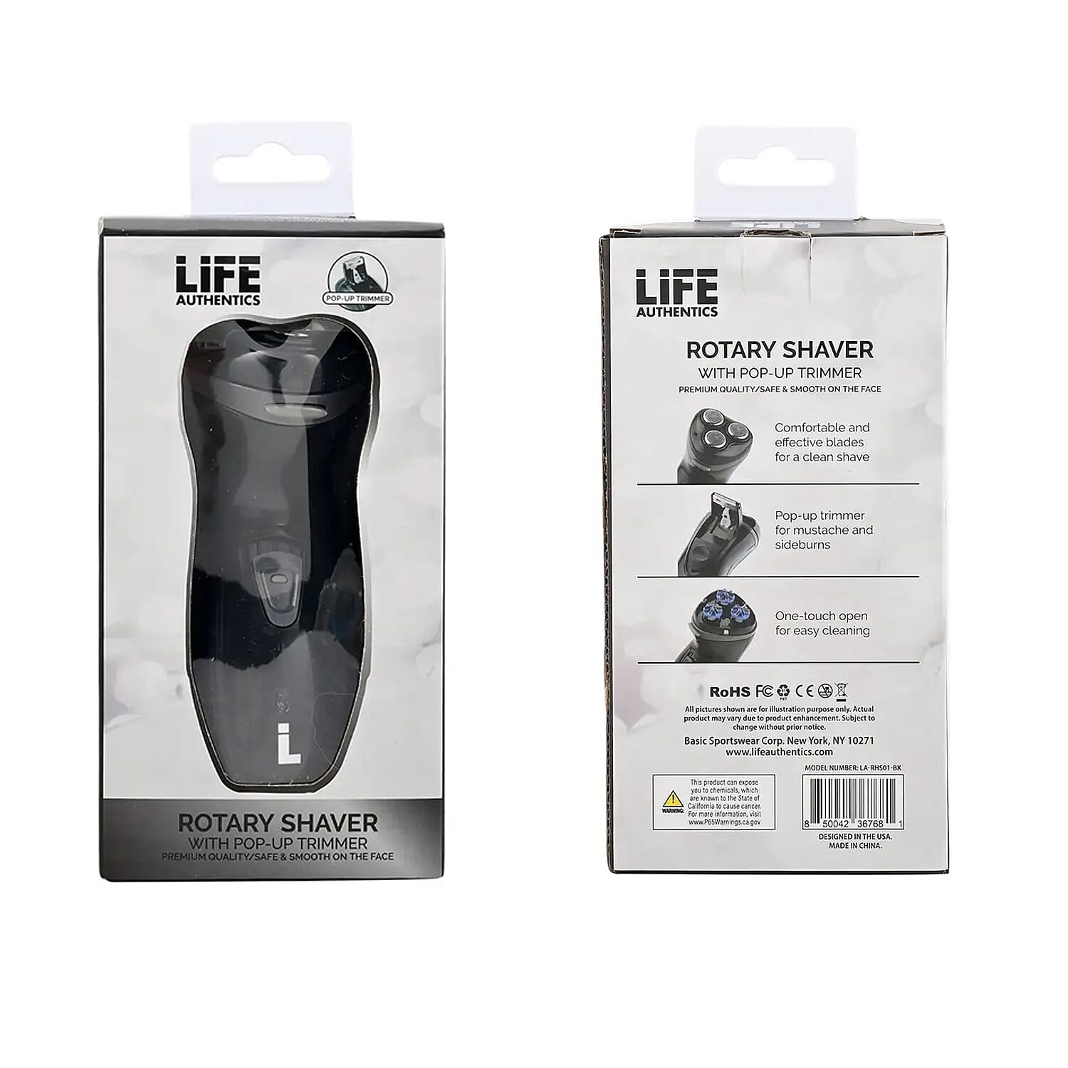 Life Authentics Rotary Shaver with Pop up Trimmer