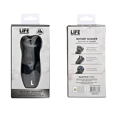 Life Authentics Rotary Shaver with Pop up Trimmer