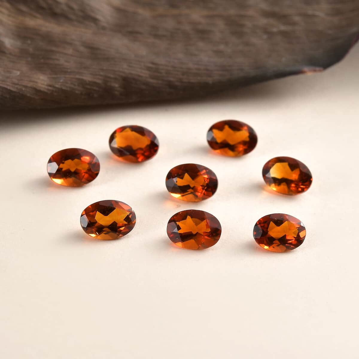 AA Brazilian Cherry Citrine Set of 8 (Ovl 7x5 mm) 5.01 ctw image number 1