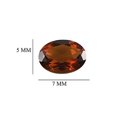 AA Brazilian Cherry Citrine Set of 8 (Ovl 7x5 mm) 5.01 ctw Loose Gemstone