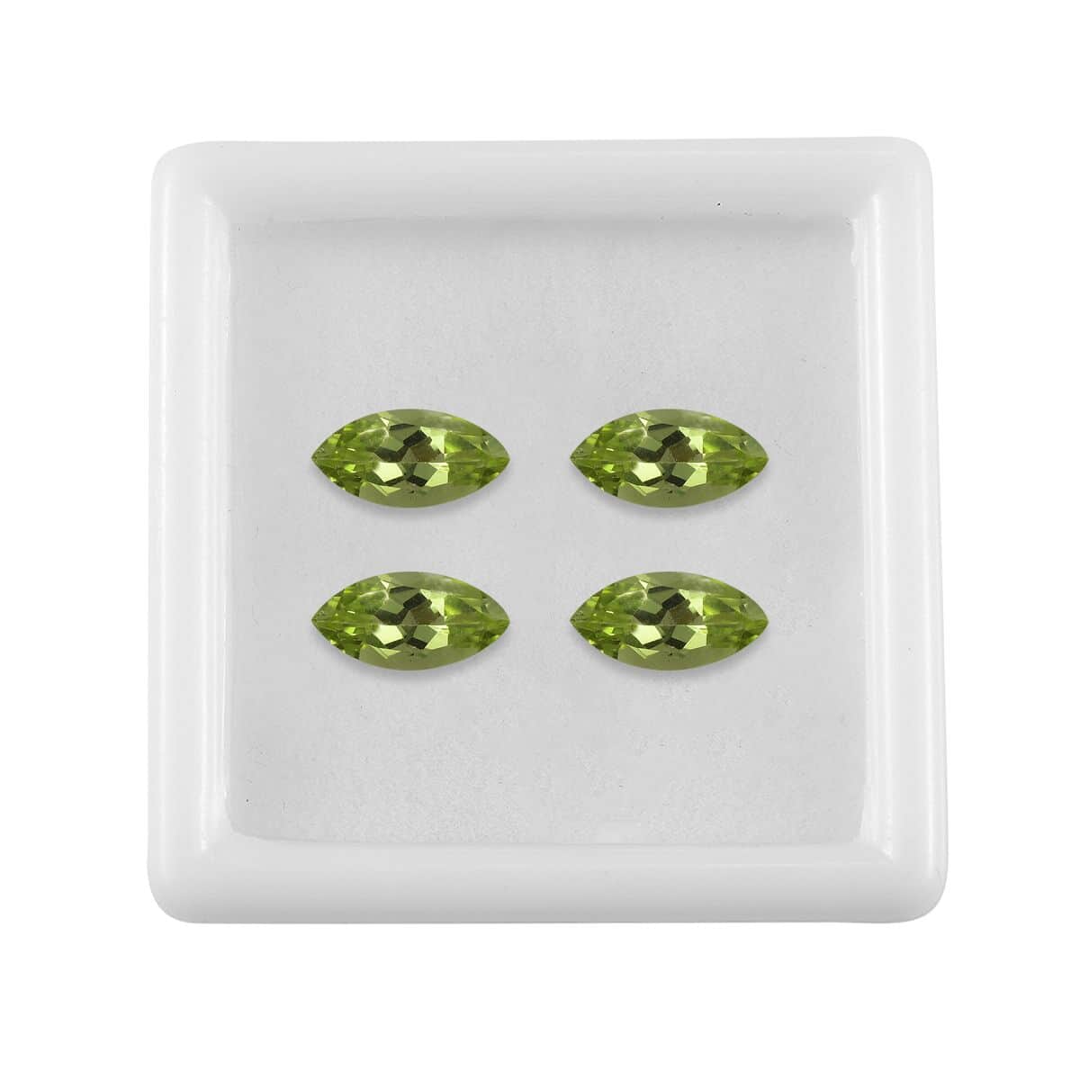 Peridot Set of 4 (Mrq 10x5 mm) 3.75 ctw image number 3