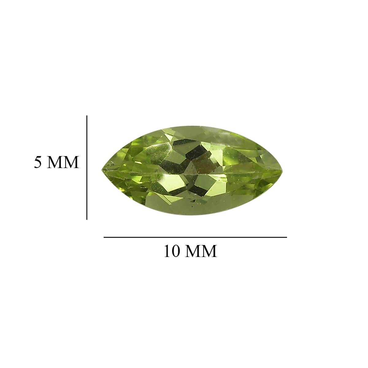 Peridot Set of 4 (Mrq 10x5 mm) 3.75 ctw image number 4