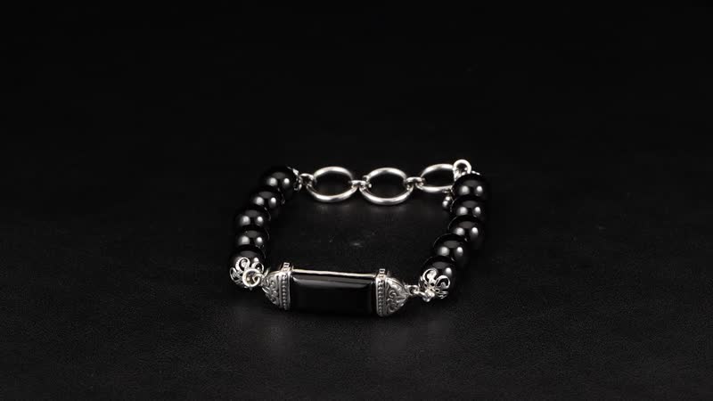 Yellow Tiger's Eye 117.20 ctw Station Bracelet in Stainless Stee (6.75 In)