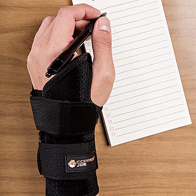 Copper Joe Ultimate Copper Infused Wrist Brace Left - S/M