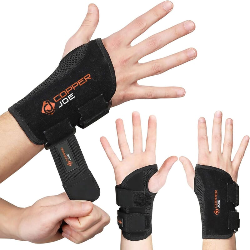 Copper Joe Ultimate Copper Infused Wrist Brace Left - L/XL