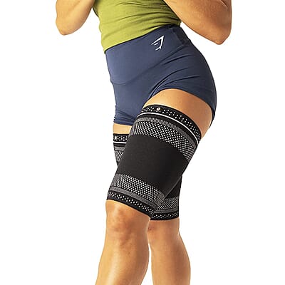 2 Pack- Copper Joe Thigh Compression Sleeves - S