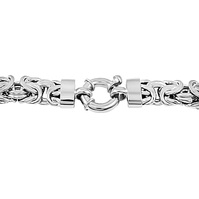 Sterling Silver Byzantine Necklace 20 Inches 46.5 Grams