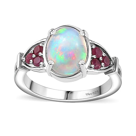 Ethiopian Welo Opal & Niassa Ruby / 10 - Product card gallery slide 1 (10177498513721)