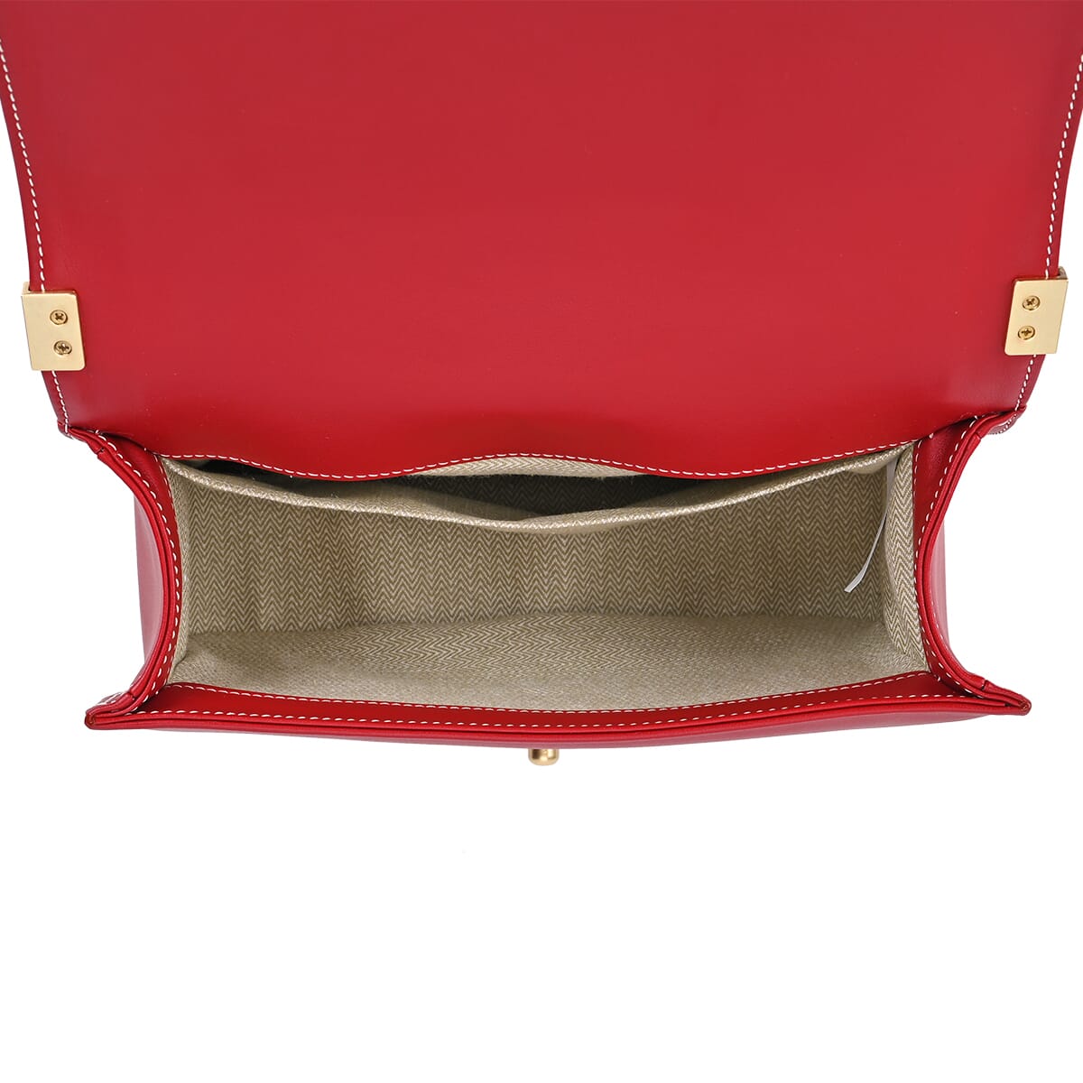 Grand Pelle Red with Multi Color Hand Engraving Flower Genuine Leather Crossbody Flap Bag with Long Strap 51.1 image number 4