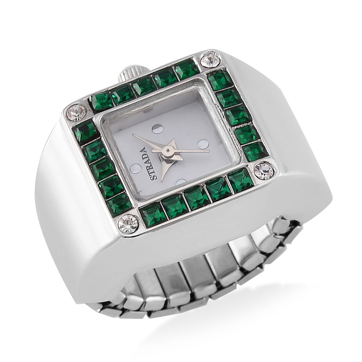 STRADA Austrian Crystal, Stainless Steel Watch Buy Strada Japanese Movement Bracelet Watch in Stainless  main image 4