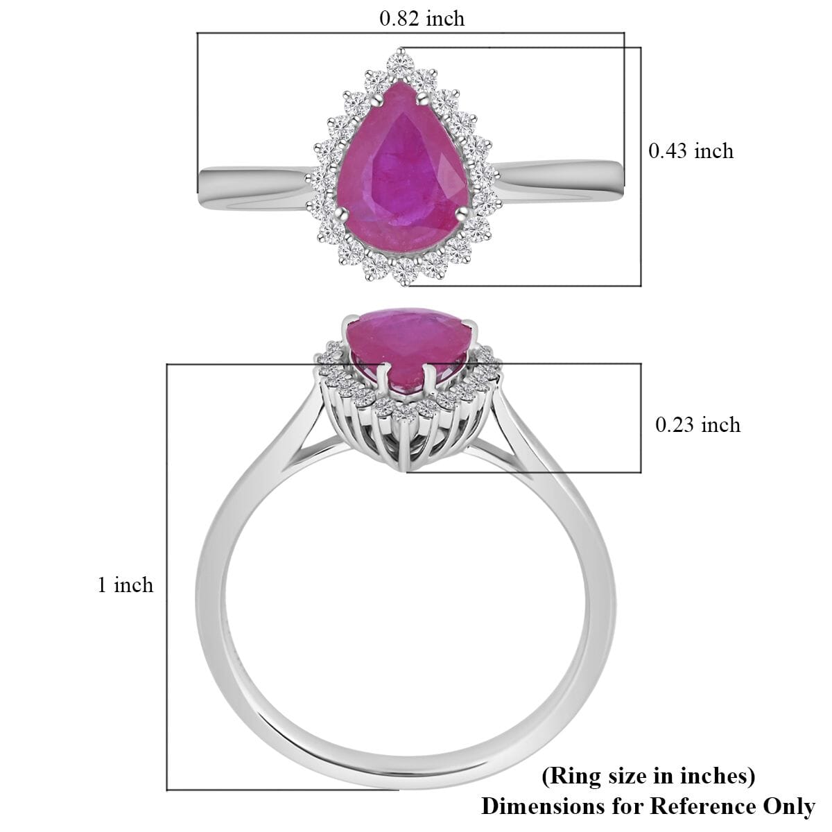 Certified & Appraised Rhapsody 950 Platinum AAAA Mozambique Ruby and E-F VS Diamond Ring (Size 6.5) 2.05 ctw image number 5