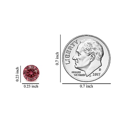 AAAA Ouro Fino Rubellite (Rnd 6 mm) 0.90 ctw