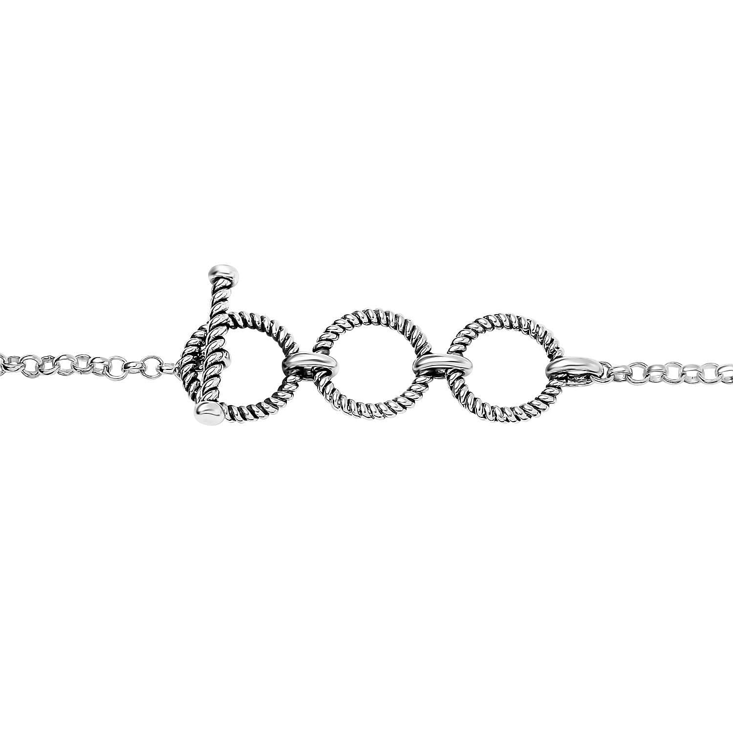 D'Joy Artisan Crafted Premium Sierra Nevada Turquoise Necklace 18-20 Inches in Black Oxidized Sterling Silver 15.85 ctw