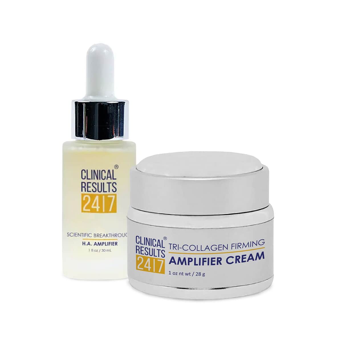 Clinical Results H.A Amplifier Serum & Tri Collagen Cream Amplifier image number 0