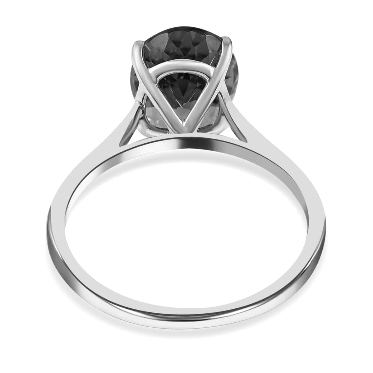 Ankur Treasure Chest Certified & Appraised Iliana 18K White Gold AAA Tanzanite Solitaire Ring (Size 5.5) 2.75 ctw image number 4